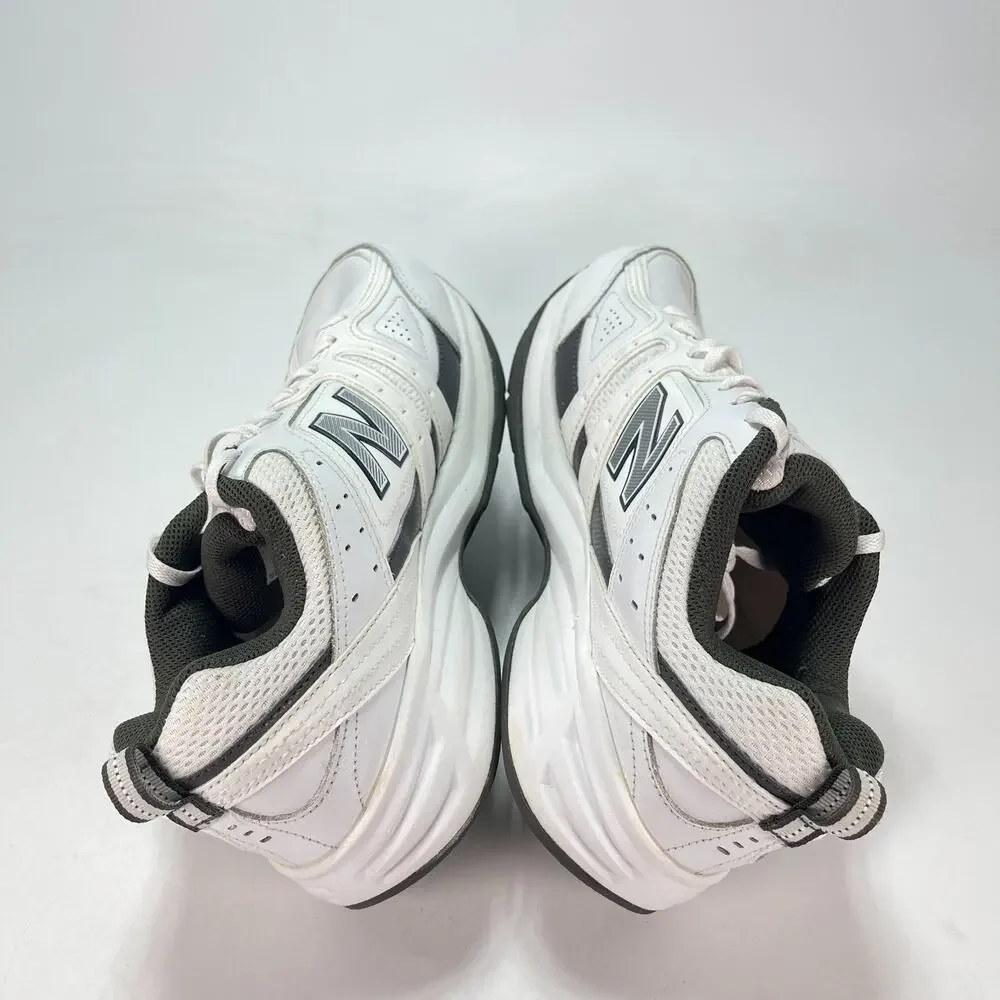 New Balance MX409 White Black Cross Training Sneakers MX409WG2 Men's Size 9.5 4E